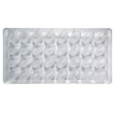 MHC policarbonato em forma de flor de rosa molde de chocolate aprovado pela FDA