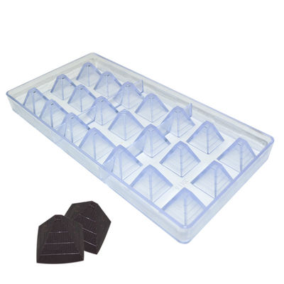 MHC Molde especial de chocolate de policarbonato em forma de pirâmide para fabricação de chocolate